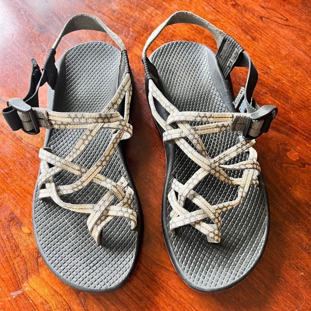 Chaco ZX/2 Yampa Toe Loop Strappy Sandals J104390 Light Beam Gray-‎ Size 9